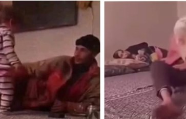 اب يعذب صغيرته