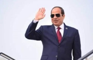 الرئيس السيسى يصل إلى موسكو 