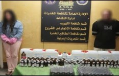 المتهمين والمضبوطات