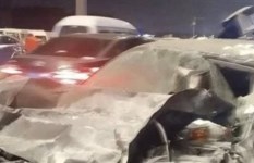 حادث مرور طريق الواحات مول مصر 