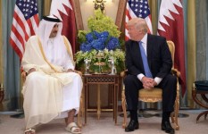  الرئيس الأمريكي وأمير قطر