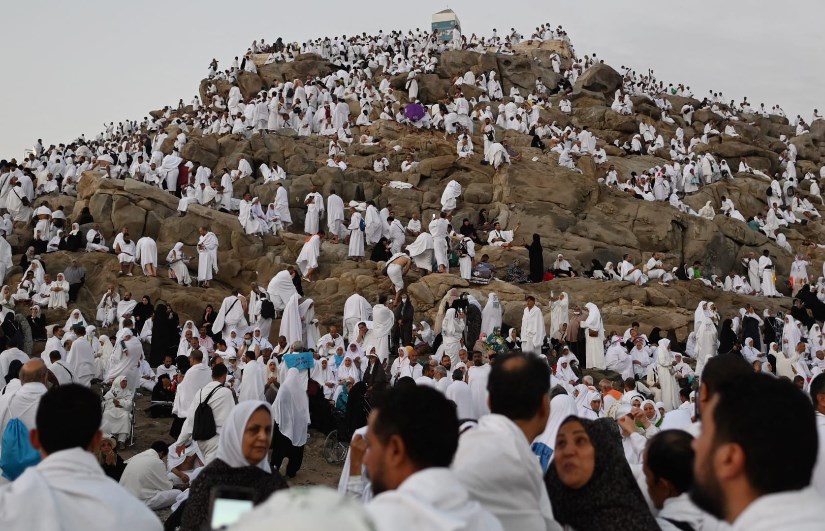صورة أرشيفية للحجاج صورة أرشيفية للحجاج