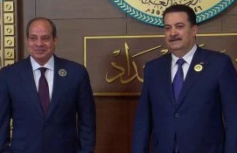 الرئيس السيسى يصل لبغداد الرئيس السيسى يصل لبغداد