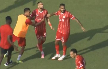 شادة كبيرة بين لاعبي الاتحاد وأهلي طرابلس