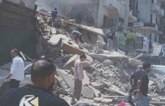 أنقاض عقار شبرا مصر