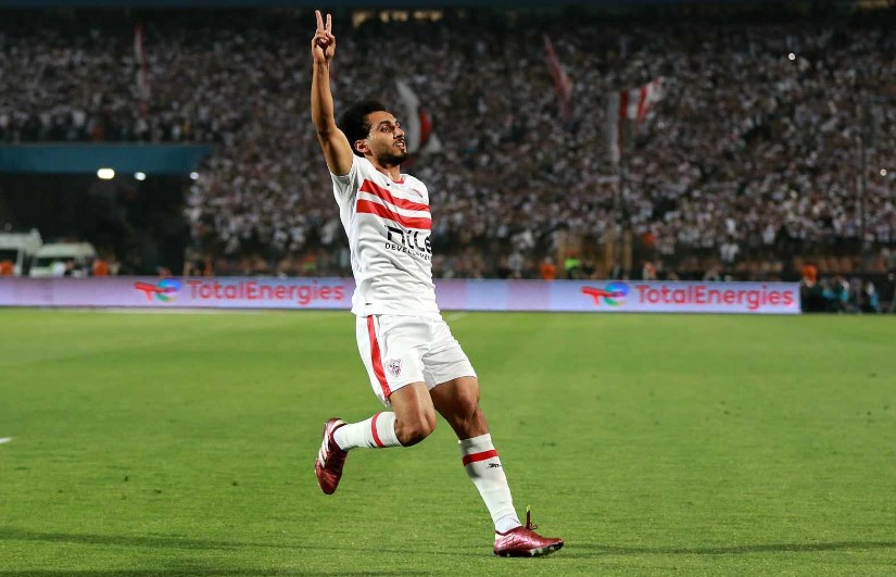أحمد حمدي لاعب وسط فريق الكرة بنادي الزمالك أحمد حمدي لاعب وسط فريق الكرة بنادي الزمالك