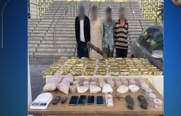 المتهمين والمضبوطات