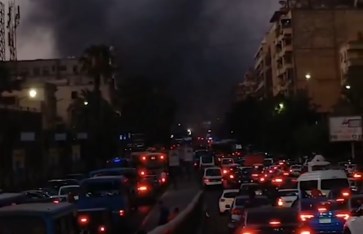 حريق سنترال رمسيس