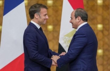 الرئيس السيسي ورئيس فرنسا
