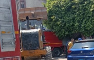 حريق قسم الشرطة 