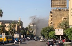 حريق سنترال رمسيس