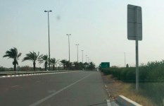  مطلع أحد الكباري في مدينة العاشر