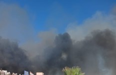 حريق منطقة الحضانات بالإسكندرية