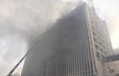 حريق سنترال رمسيس 