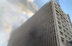 حريق سنترال رمسيس 