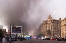 حريق سنترال رمسيس 