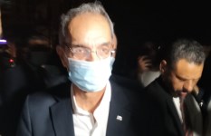 وزير الاتصالات يصل إلى موقع حريق سنترال رمسيس 