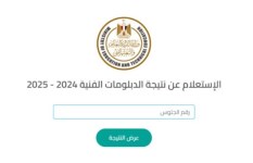 نتيجة الدبلومات الفنية 2025