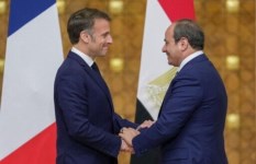 الرئيس السيسي ورئيس فرنسا