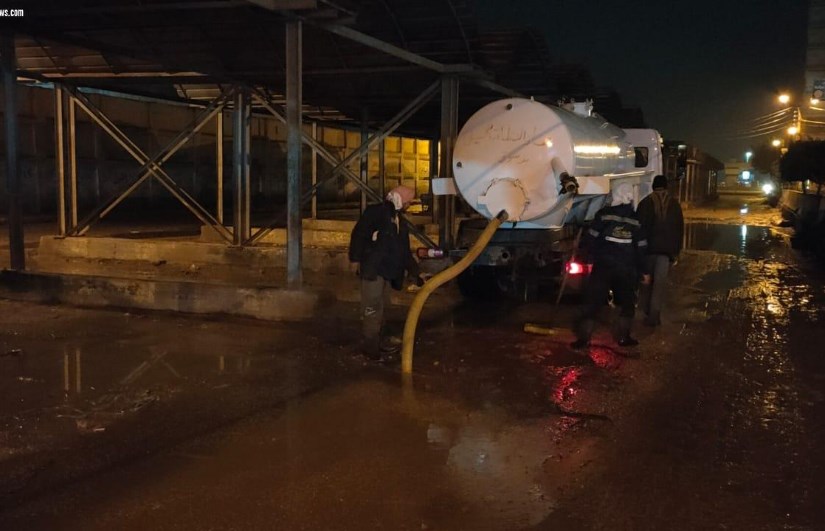 رفع مياه الأمطار
