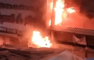 حريق شبرا الخيمة