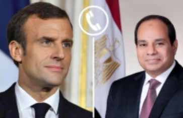 الرئيس السيسي وماكرون