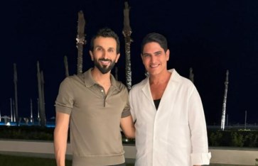 أحمد أبو هشيمة يلتقي الشيخ ناصر بن حمد آل خليفة خلال زيارته لمصر