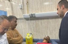 تفقد المصابين 