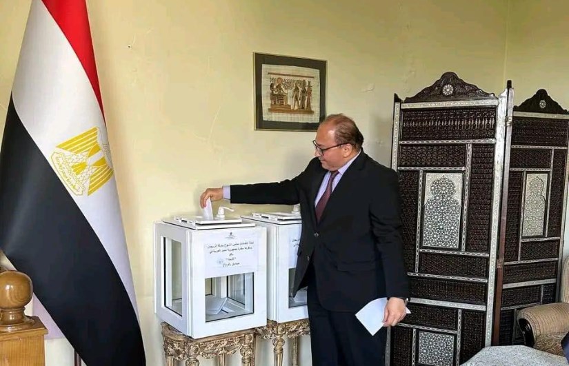 سفارة مصر في أذربيجان في استقبال الناخبين سفارة مصر في أذربيجان في استقبال الناخبين