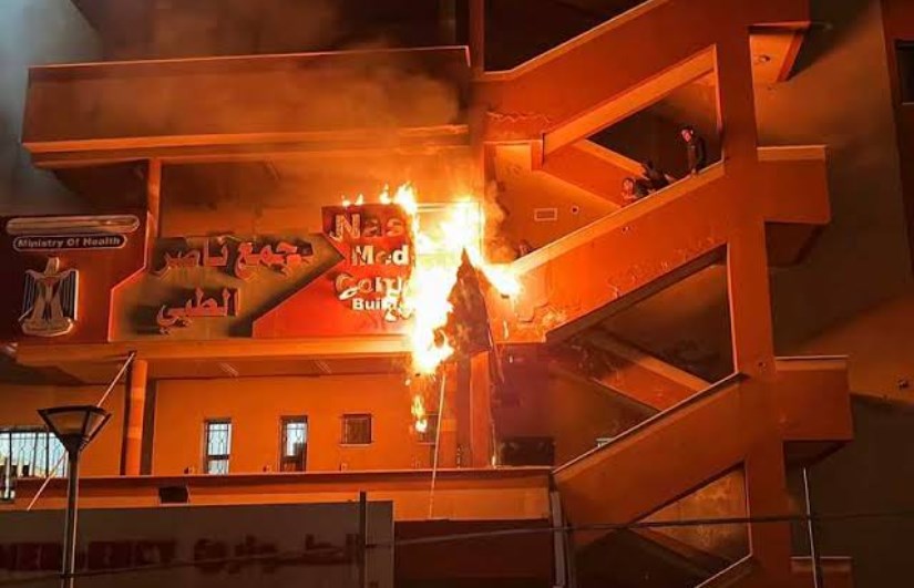 قصف مستشفى ناصر الطبي قصف مستشفى ناصر الطبي