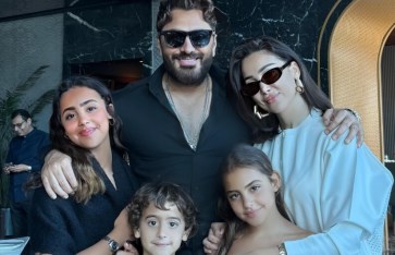 أول ظهور لآدم تامر حسني بعد أزمته الصحية