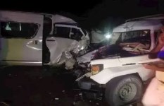 حادث تصادم مروع بطريق إدفو – مرسى علم في أسوان