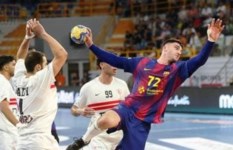 الزمالك أمام برشلونة في كرة اليد 