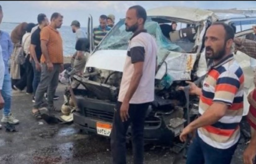 مصرع أم وطفلتها في حادث مروع بالدائري