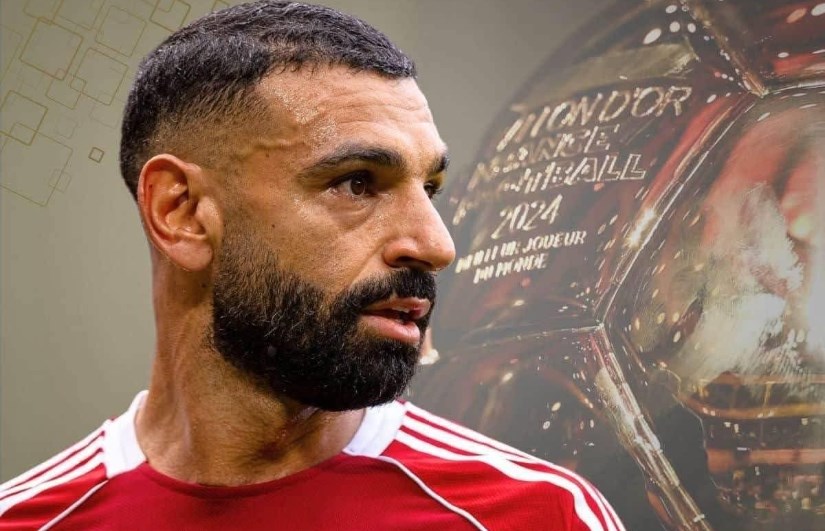 محمد صلاح يحصل على المركز الرابع في ترتيب الكرة الذهبية 