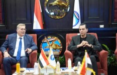 النائب أحمد عبد الجواد والمهندس كريم بدوي وزير البترول